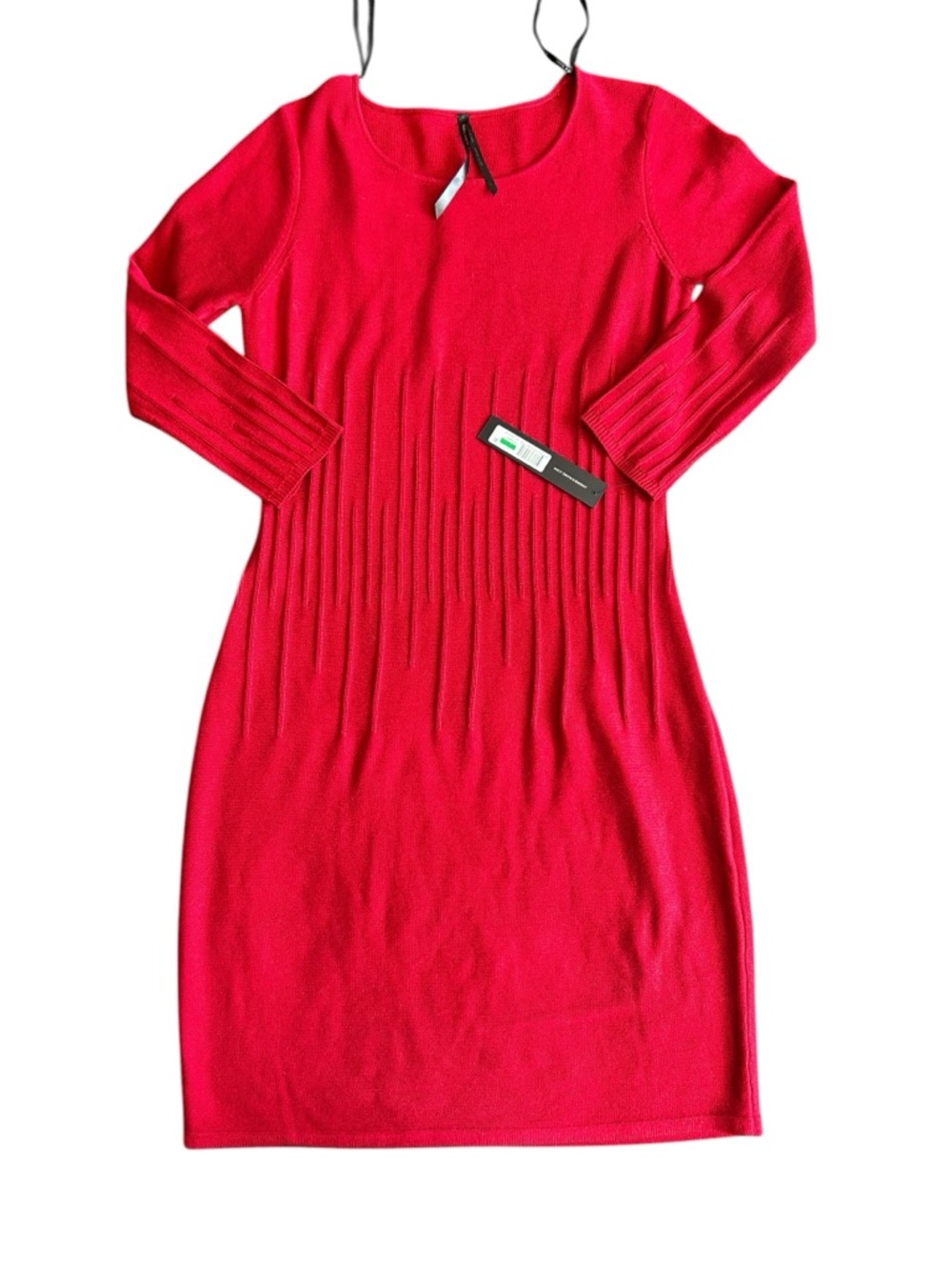 Andrew Marc Red Knit Dress Size‎ Large NWT